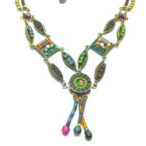 Signed ADaYa jewelry. Gorgeous Hand Made Adaya Necklace Swarovski Crystals